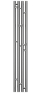 Полотенцесушитель электрический Сунержа Кантата 3.0 120х19,1 см 071-5846-1216 сатин - 2 изображение