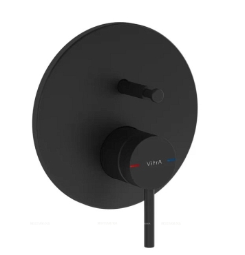 Душевой комплект VitrA Origin A4926636EXP, матовый черный - 2 изображение