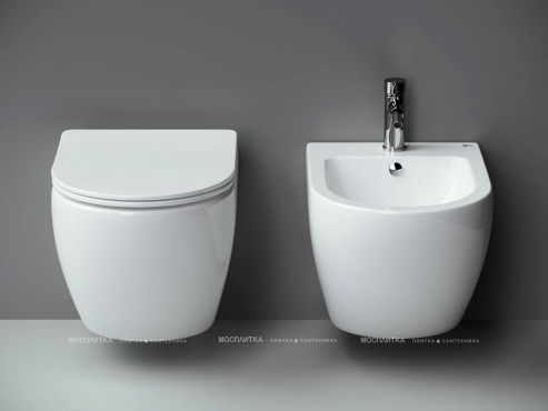 Комплект подвесной безободковый унитаз Ceramica Nova Metropol Rimless с крышкой-сиденьем CN4002 + инсталляция Creto Standart 1.0 - 5 изображение