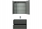 Комплект мебели для ванной Aquanet Алвита 80 серый антрацит - 5 изображение