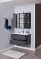 Комплект мебели для ванной Aquanet Алвита 100 серый антрацит - 15 изображение