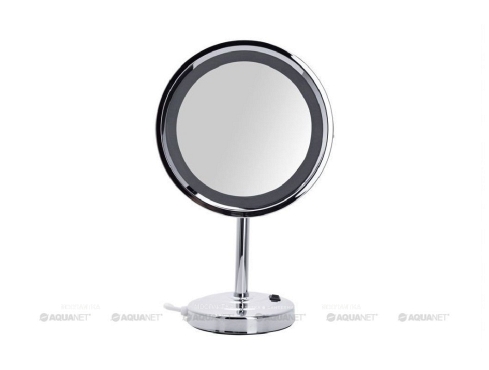 Косметическое зеркало Aquanet Lvyi 2209D, с LED-подсветкой, хром - 3 изображение