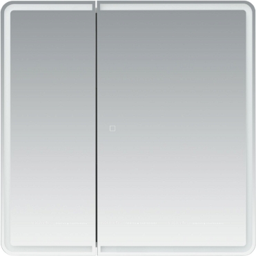 Зеркальный шкаф Aquanet Оптима 80 с LED подсветкой - 5 изображение
