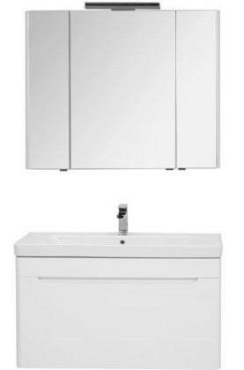 Комплект мебели для ванной Aquanet София 105 белый - 2 изображение