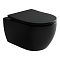 Комплект подвесной безободковый унитаз Ceramica Nova Play CN3001MB Черный матовый с сиденьем Микролифт + инсталляция Grohe Rapid SL 38775001 4 в 1 с кнопкой смыва - 2 изображение
