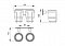 Стакан двойной для щеток с держателем Timo Nelson 150032/00, хром - 2 изображение