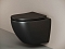 Комплект подвесной безободковый унитаз Ceramica Nova Metropol Rimless с крышкой-сиденьем CN4002MB, черный матовый + инсталляция Geberit Duofix 458.124.21.5 с кнопкой, хром глянцевый - 2 изображение