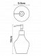Дозатор для жидкого мыла WasserKraft Dinkel 4699 - 2 изображение