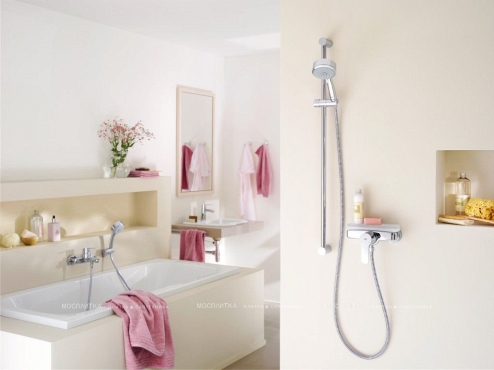 Смеситель Grohe Eurostyle Cosmopolitan 33591002 для ванны с душем - 3 изображение