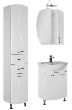 Комплект мебели для ванной Aquanet Моника 60 белый - 4 изображение