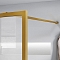 Душевая перегородка Vincea Walk-In HP Art VSW-1HC800CFBG 80x200, брашированное золото, стекло прозрачное рифленое - 2 изображение