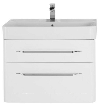 Комплект мебели для ванной Aquanet Виченца 80 белый глянец - 4 изображение