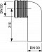 Отвод для унитаза TECE Profil 90° – DN 90/90, 9820134 - 2 изображение