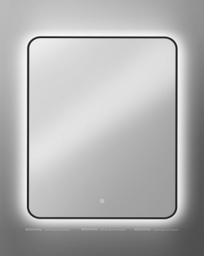 Зеркало Orange Black 60 см BL-60ZE с LED подсветкой - 2 изображение