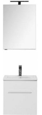 Комплект мебели для ванной Aquanet Порто 50 белый - 2 изображение