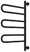 Полотенцесушитель электрический Сунержа Парео 4.0 77,3х53,5 см 31-0823-0773 матовый черный - 2 изображение