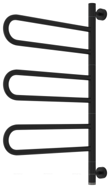 Полотенцесушитель электрический Сунержа Парео 4.0 77,3х53,5 см 31-0823-0773 матовый черный - 2 изображение