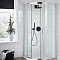 Термостат для ванны с душем Paini Cox 78PZ691TH черный матовый, на 2 потребителя - 3 изображение