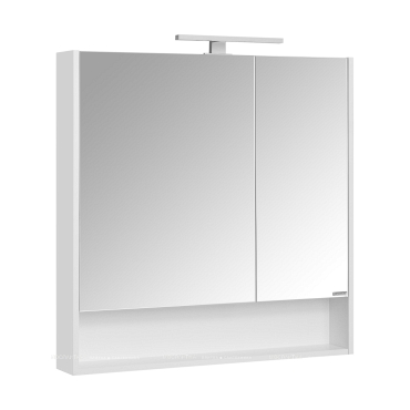 Зеркальный шкаф Aquaton Сканди 90 белый 1A252302SD010 - 3 изображение