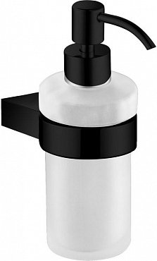 Дозатор для жидкого мыла Aquanet 5681MB черный