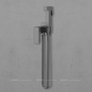 Гигиенический душ Vincea VHFW-102GM со смесителем, вороненая сталь - 2 изображение