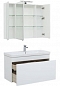 Комплект мебели для ванной Aquanet София 105 белый - 3 изображение
