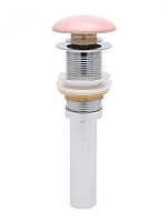 Донный клапан AQUAme AQM7002-0MP Click-clack, розовый матовый