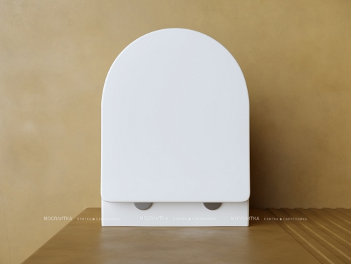 Комплект подвесной безободковый унитаз Ceramica Nova Balearica CN6000MW белый матовый с сиденьем микролифт + инсталляция Am.Pm ProC I012707 - 4 изображение