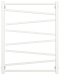 Полотенцесушитель водяной Сунержа Сирокко 80х60 см 30-0253-8060 матовый белый - 2 изображение