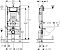 Комплект подвесной безободковый унитаз Cezares Stylus-Tor CZR-6601-TH-TOR + инсталляция Geberit Duofix Sigma Plattenbau 111.362.00.5 - 6 изображение