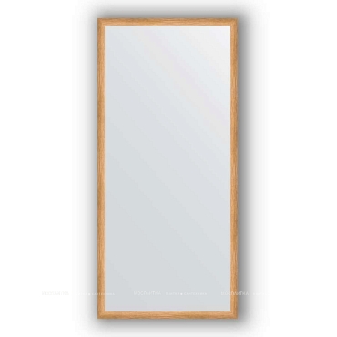 Зеркало в багетной раме Evoform Definite BY 0766 70 x 150 см, клен