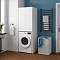 Шкаф Onika Милтон 67 см 306701 для стиральной машины, белый глянец - 2 изображение