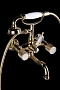 Смеситель Boheme Royal Cristal 293-Royal/CRST для ванны с душем, золото - 2 изображение