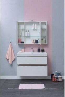 Комплект мебели для ванной Aquanet Бруклин 100 белый - 8 изображение