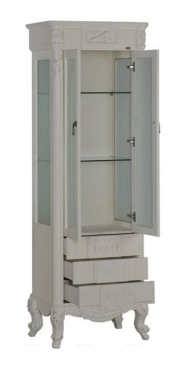 Шкаф-пенал Demax Луизиана 70 00173026, цвет белый (Blanco) - 5 изображение
