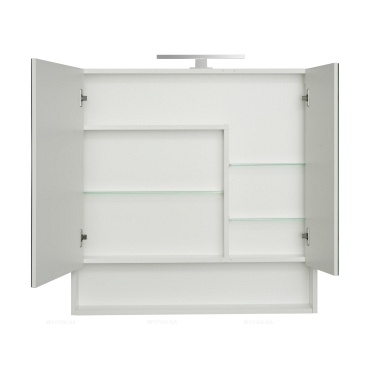 Зеркальный шкаф Aquaton Сканди 90 белый 1A252302SD010 - 4 изображение