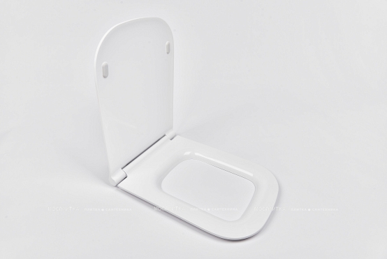 Крышка-сиденье для унитаза Galassia Meg11 PLUS Design 5478 с микролифтом, белый глянцевый - 2 изображение
