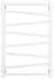 Полотенцесушитель водяной Сунержа Сирокко 80х50 см 12-0253-8050 белый - 2 изображение