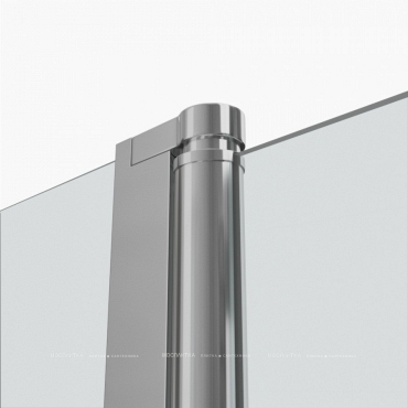 Шторка на ванну Bravat Alfa BG110.5111A стекло прозрачное - 3 изображение
