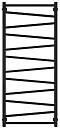 Полотенцесушитель водяной Сунержа Сирокко 120х50 см 31-0253-1250 матовый черный - 2 изображение