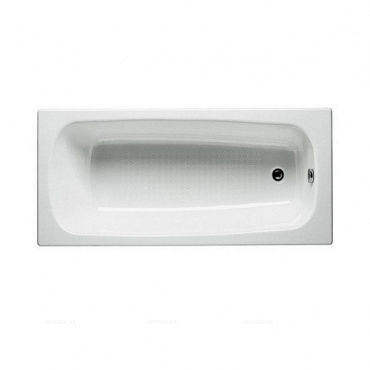 Чугунная ванна Roca Continental 170х70 21291100R с антискользящим покрытием - 2 изображение
