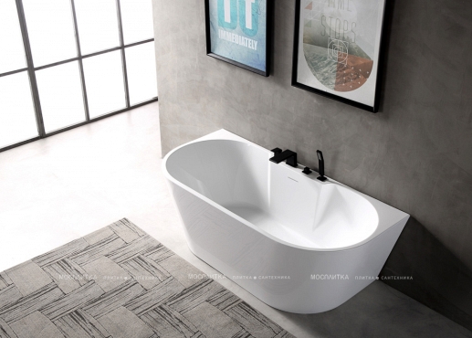 Акриловая ванна Abber 150х80 см AB9296-1.5, белый - 3 изображение