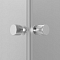 Душевой уголок Am.Pm X-Joy 88,4х88,4 см W94G-403-9090-МТ профиль хром, стекло прозрачное - 7 изображение