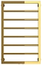 Полотенцесушитель водяной Сунержа Канцлер 80х50 см 03-0254-8050 золото - 2 изображение