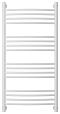 Полотенцесушитель водяной Сунержа Богема+ 100х50 см 30-0221-1050 матовый белый - 2 изображение