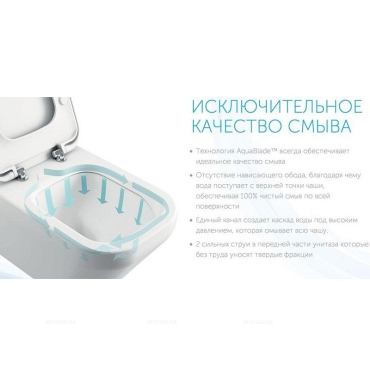 Унитаз подвесной Ideal Standard Тоник II AquaBlade® K316701 с крышкой сиденьем микролифт - 6 изображение