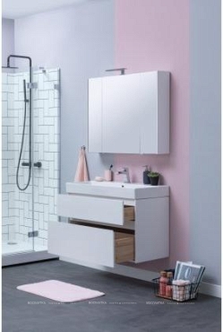 Комплект мебели для ванной Aquanet Бруклин 100 белый - 10 изображение