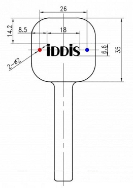 Гигиенический душ Iddis 004BLS0i08 со смесителем, черный - 2 изображение