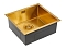 Мойка кухонная Paulmark Weser PM804844-BG брашированное золото - 2 изображение