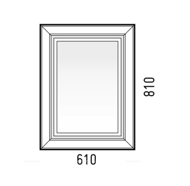 Зеркало Corozo Классика 60 LED SD-00000967,белый - 5 изображение
